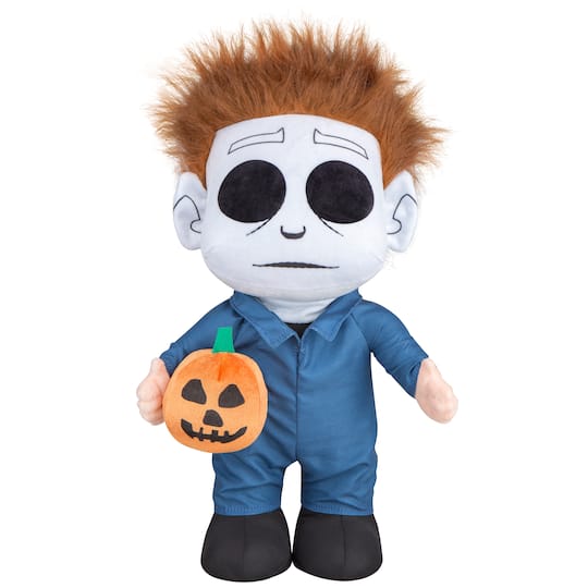 Gemmy Industries; Gemmy 18.5" Stylized Michael Myers Halloween Greeter; Category:Halloween Porch Decor; Image:1